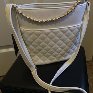 White purse